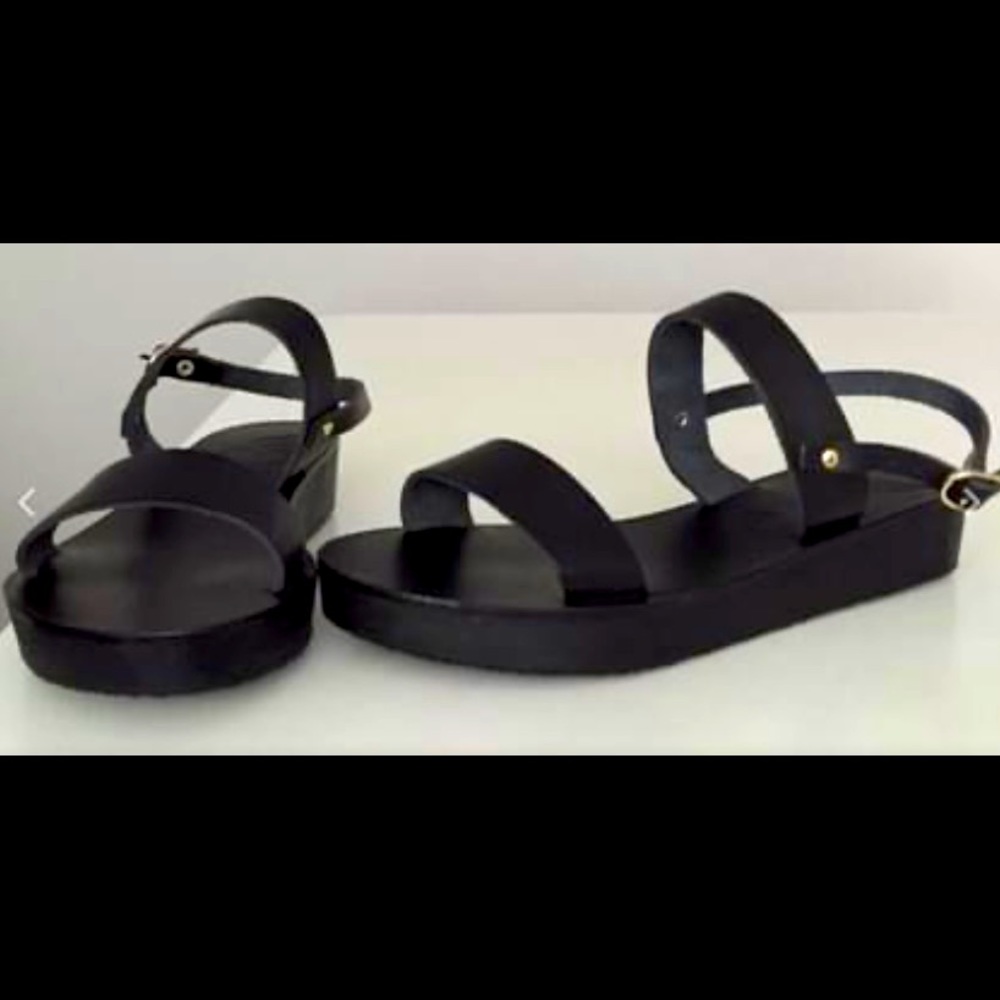 BNIB Ancient Greek Clio Platform Sandals